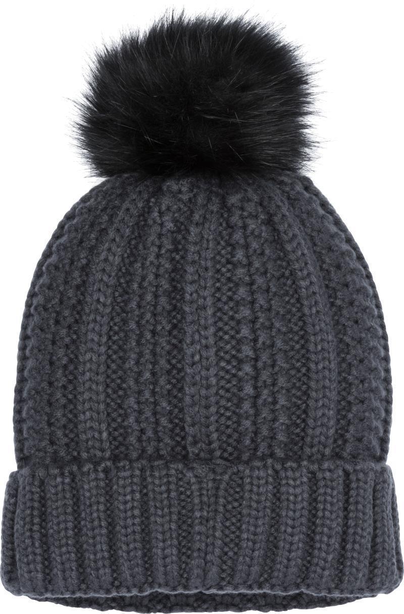 Bronx Pom Hat - Womens - dark steel 1