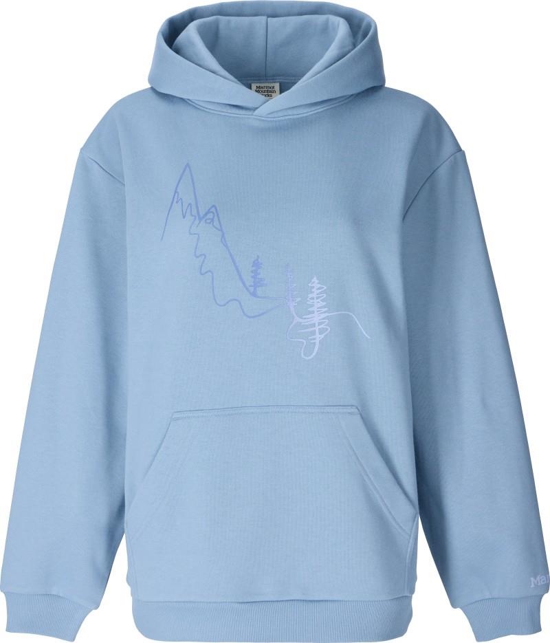 Clean Lines Hoody - Womens - hazy blue 1