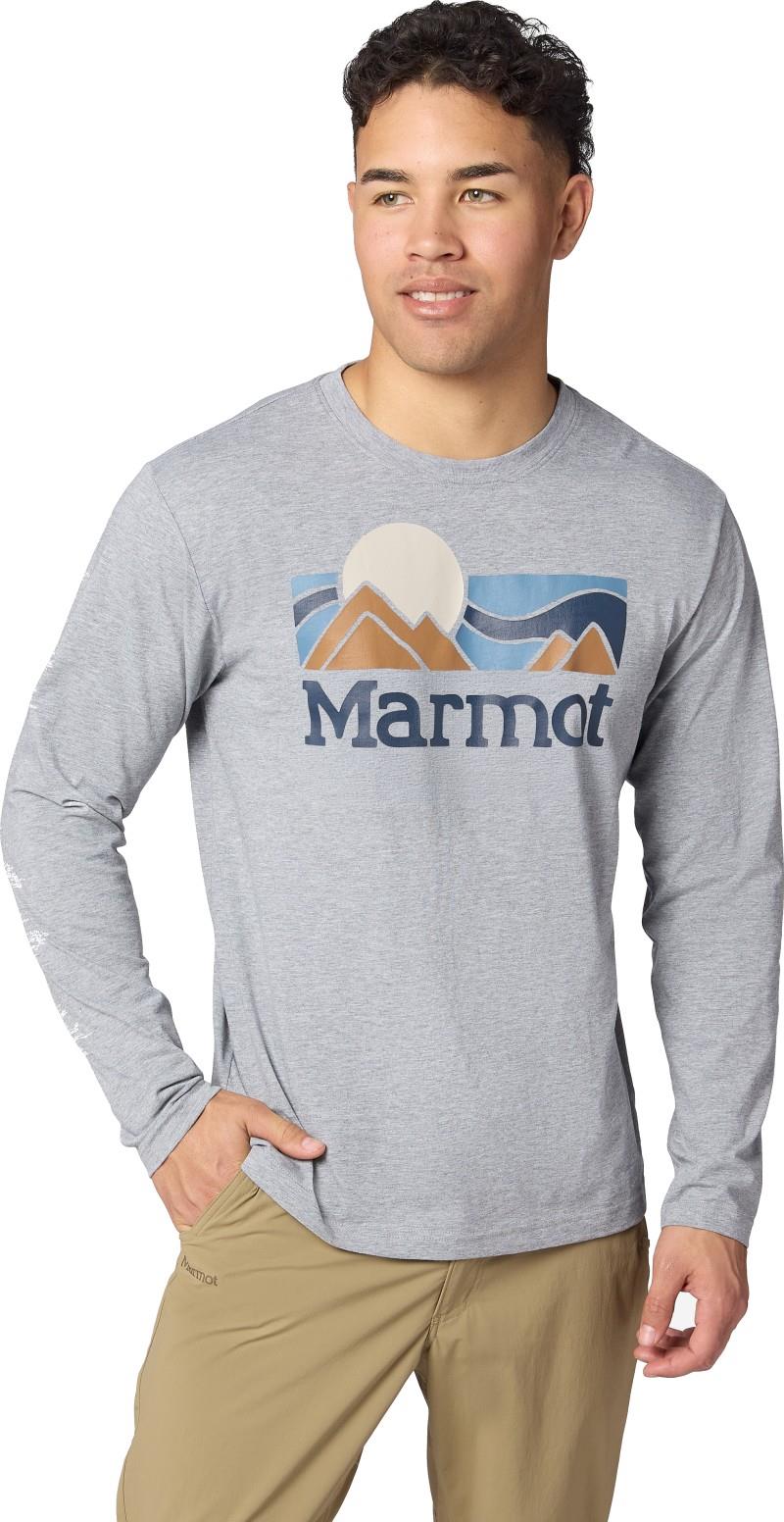 Coastal LS Tee - Mens - grey heather 1