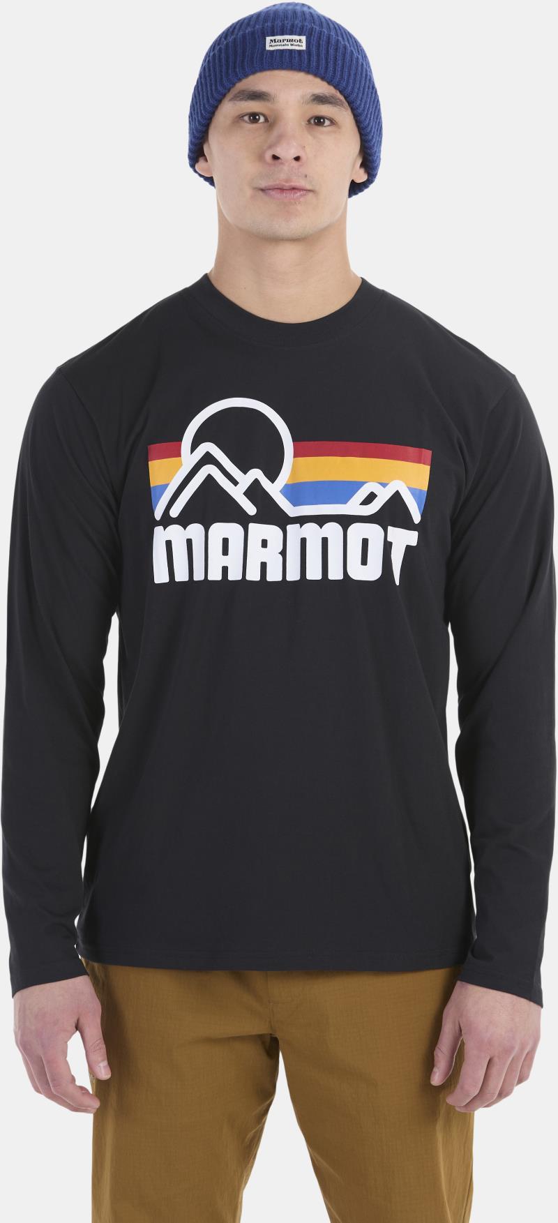 Coastal Tee LS - Mens - Black / Multi 1