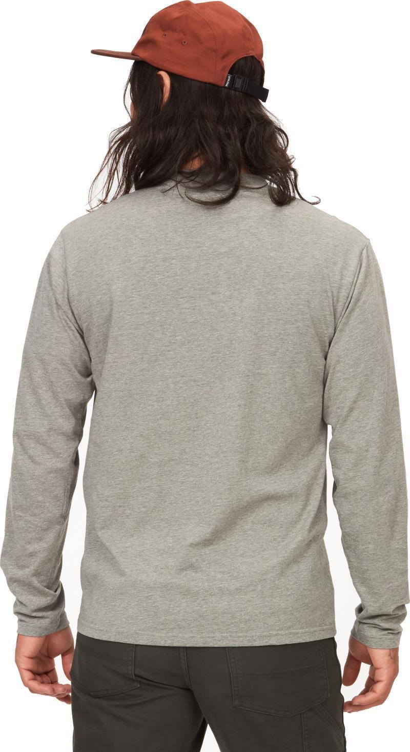 Coastal Tee LS - Mens - Charcoal Heather 2