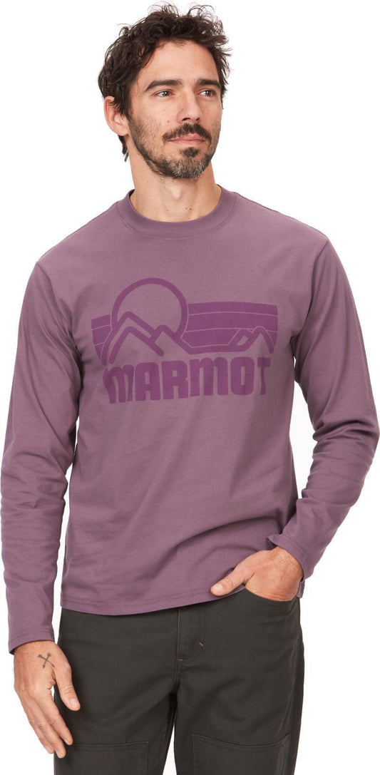 Coastal Tee LS - Mens - Hazy Purple 1
