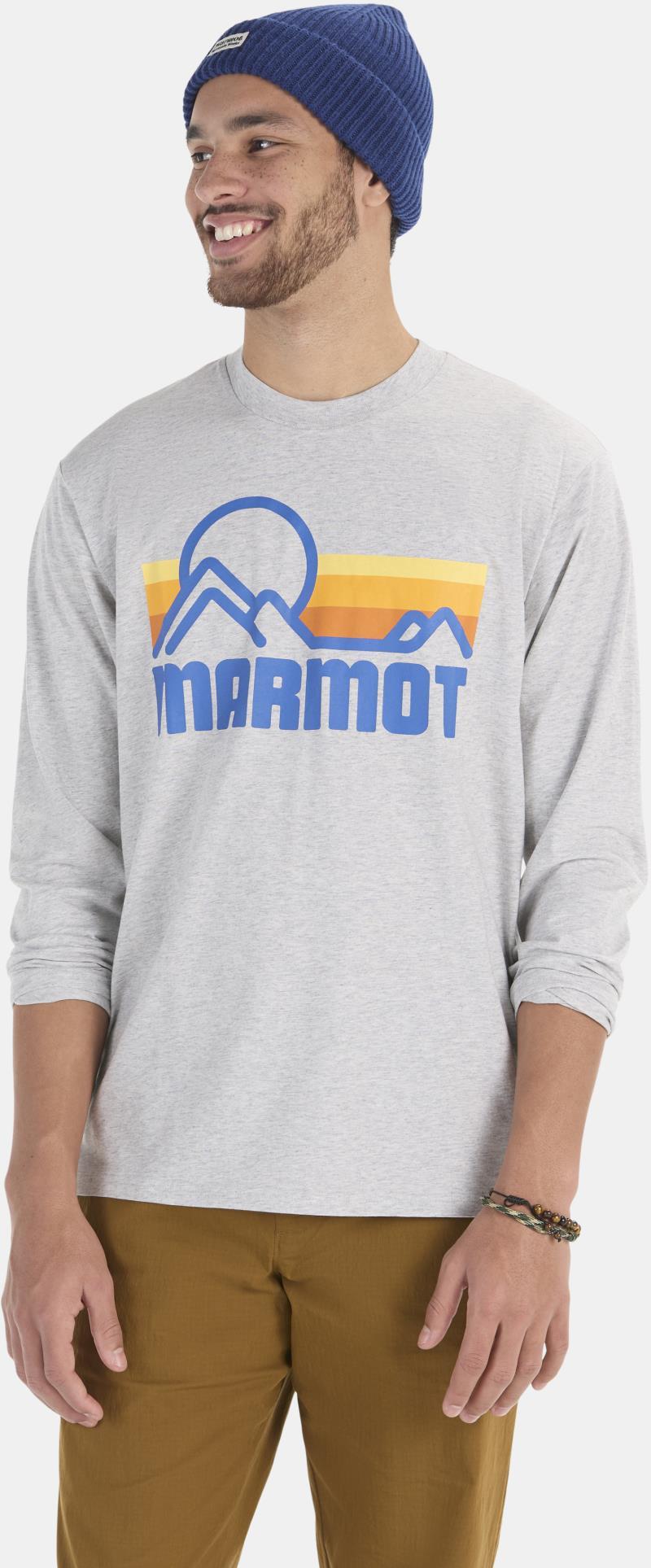 Coastal Tee LS - Mens - Light Grey Heather 1