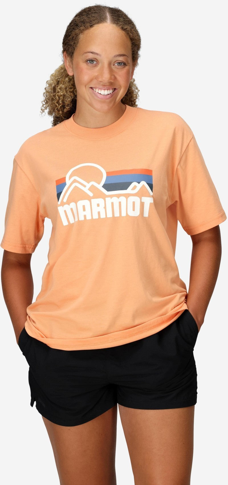 Coastal Tee SS - Womens - fresh apricot 1