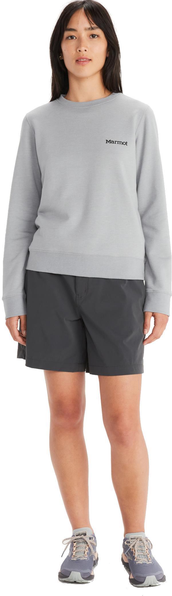 Crew Sweatshirt - Womens - Sleet Heather 2