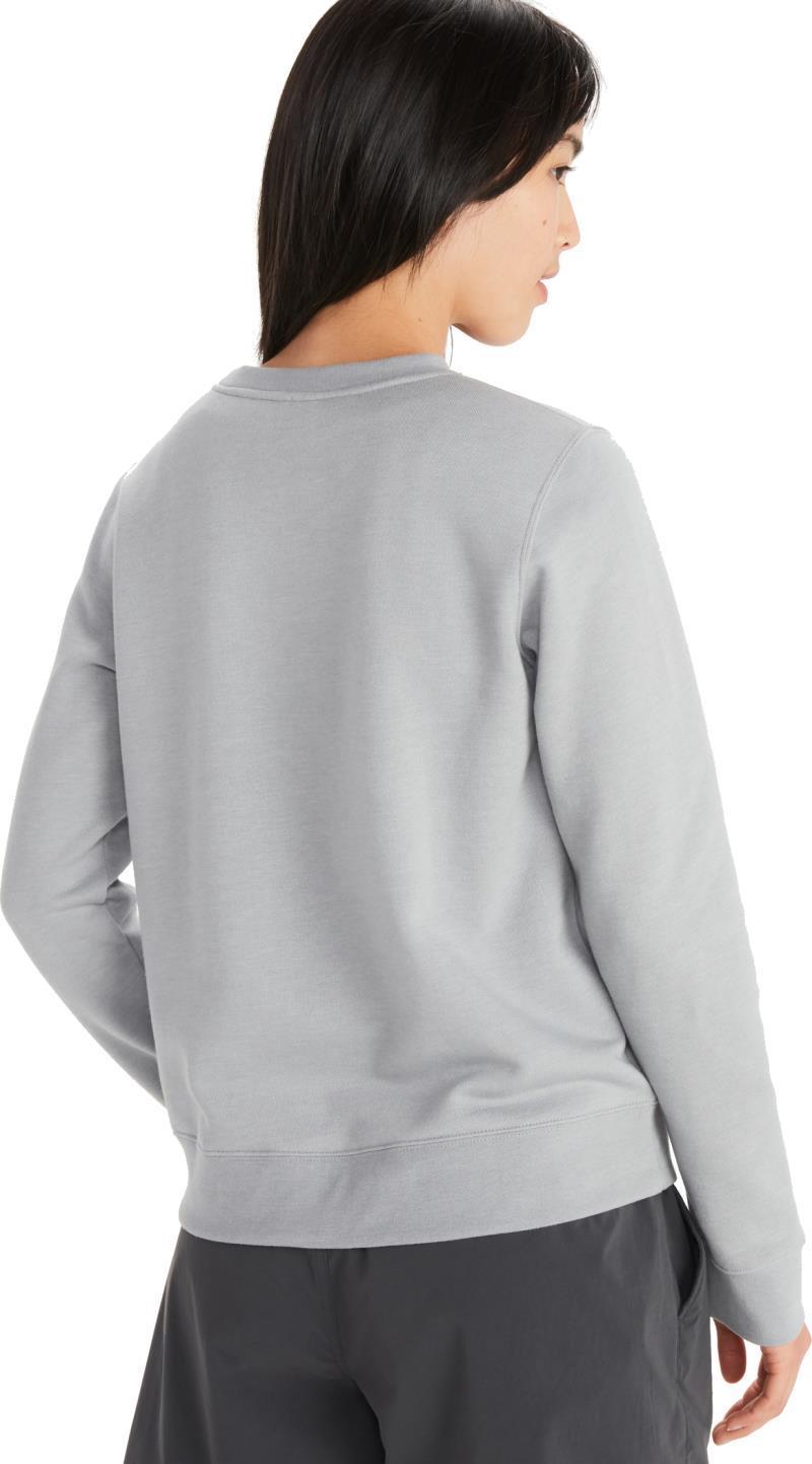Crew Sweatshirt - Womens - Sleet Heather 3