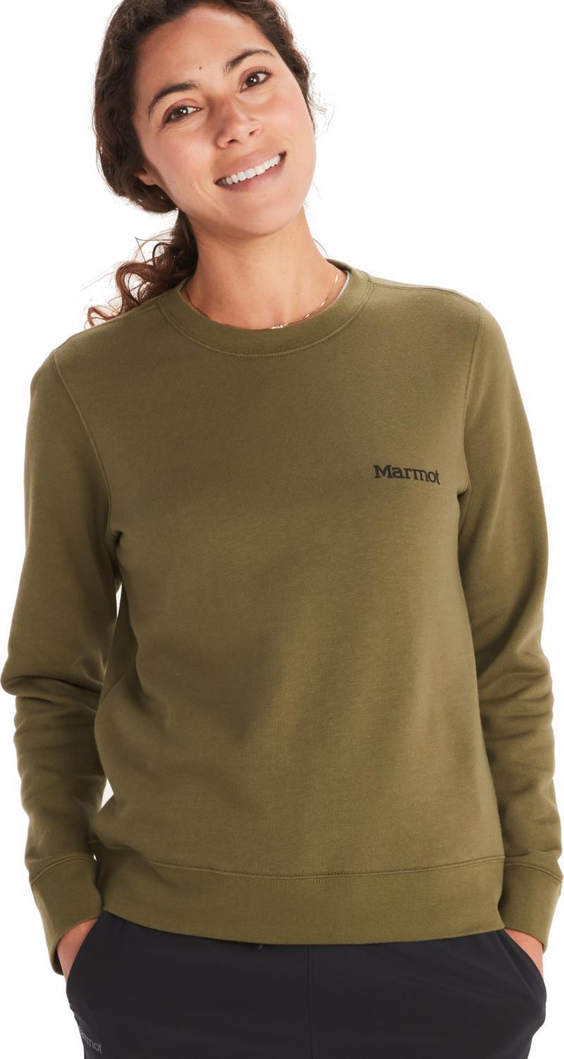 Crew Sweatshirt - Womens - Winter Moss 1