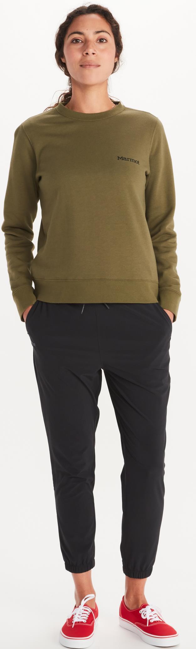 Crew Sweatshirt - Womens - Winter Moss 2