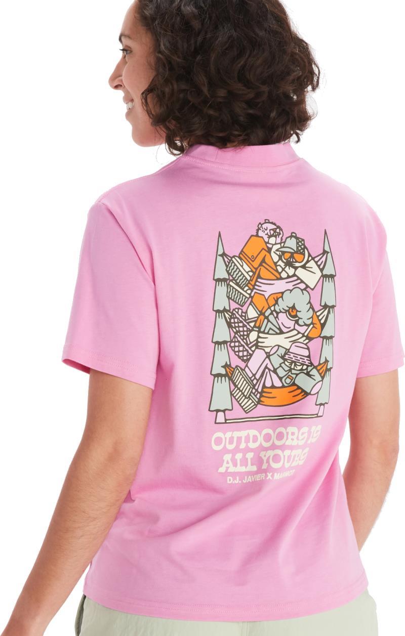 DJ Javier Heavyweight Tee SS - Womens - Wild Orchid 2