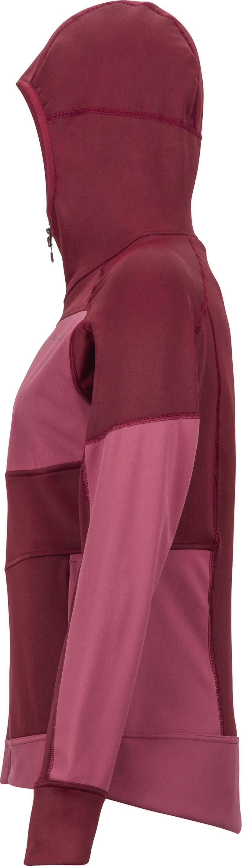 Dawn Hoody - Womens - Claret / Dry Rose 3