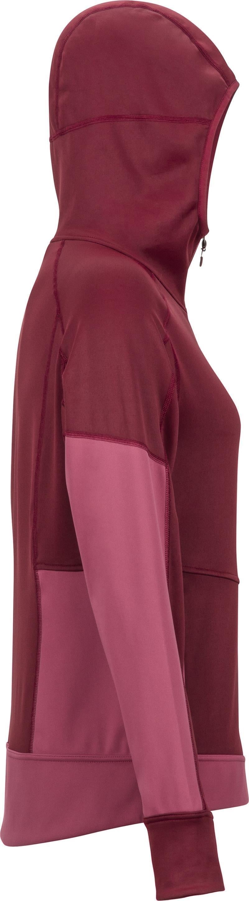Dawn Hoody - Womens - Claret / Dry Rose 4