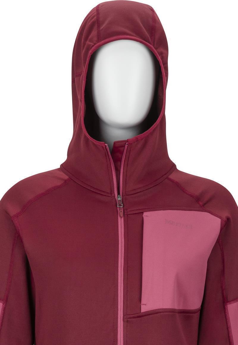 Dawn Hoody - Womens - Claret / Dry Rose 6