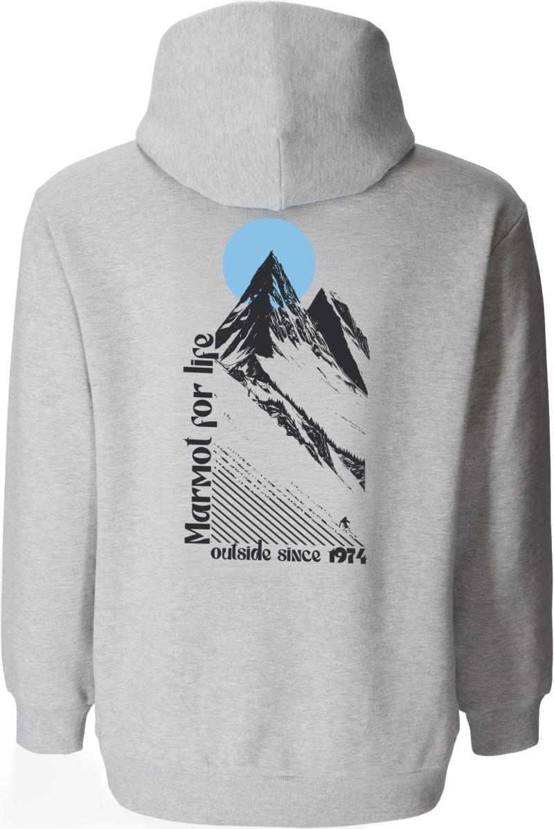Dawn Patrol Hoody - Mens - grey heather 1