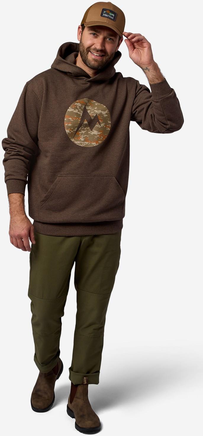 Dot Camo Hoody - Mens - hickory nut heather 1