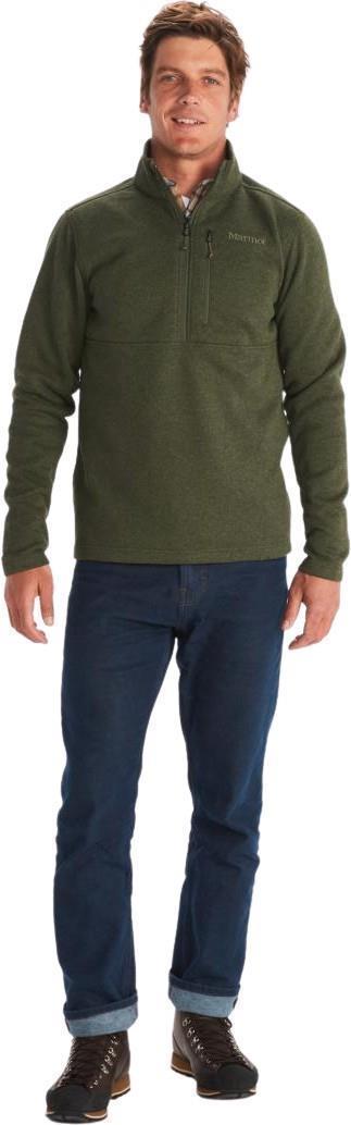 Drop Line 1/2 Zip - Mens - Nori 3
