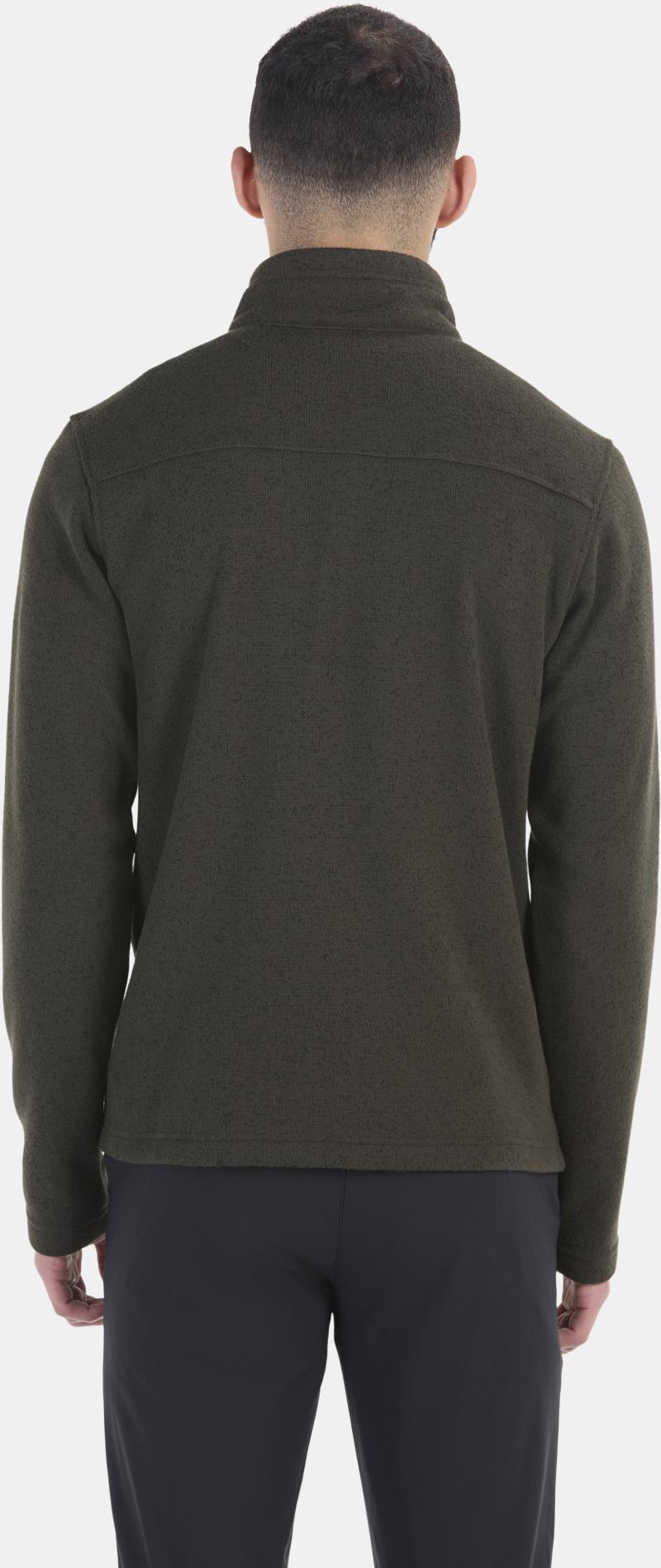 Drop Line 1/2 Zip - Mens - Rosin Green 2