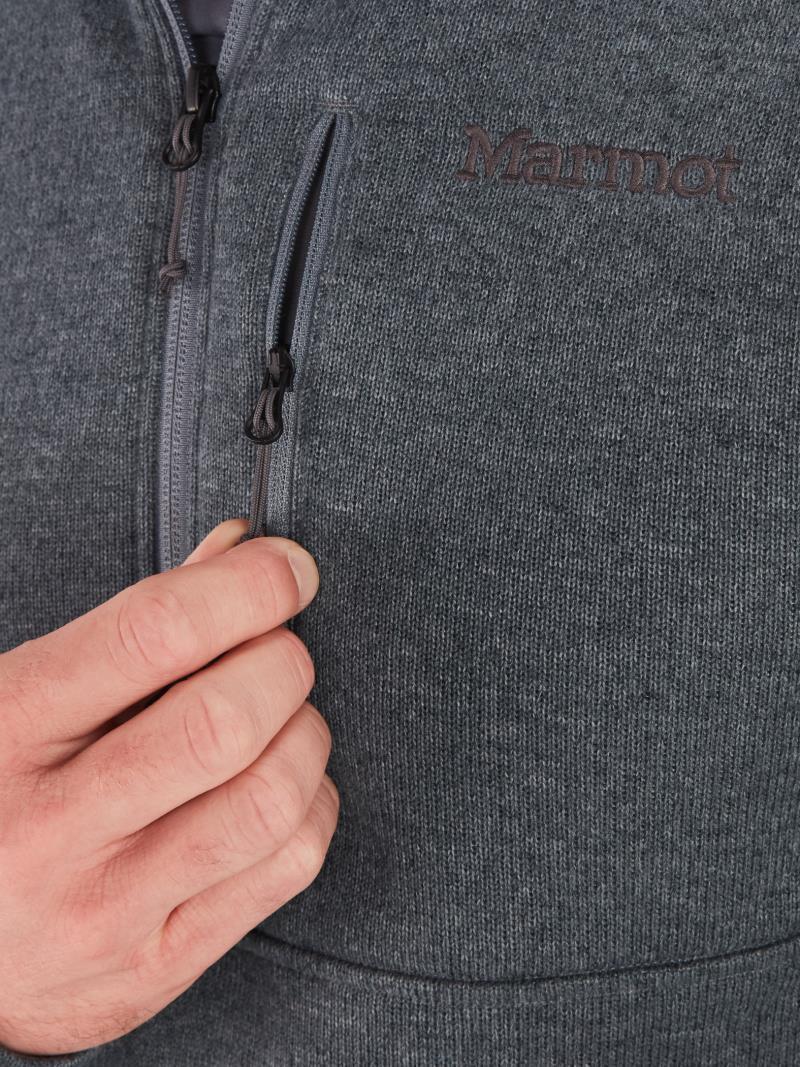 Drop Line 1/2 Zip - Mens - Steel Onyx 4