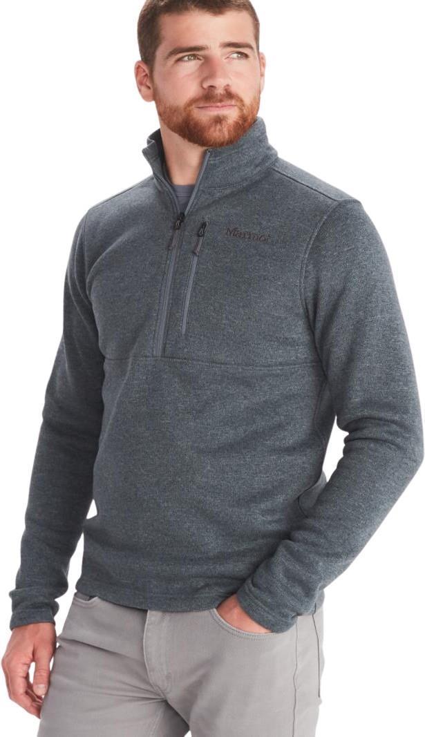 Drop Line 1/2 Zip - Mens - Steel Onyx 1