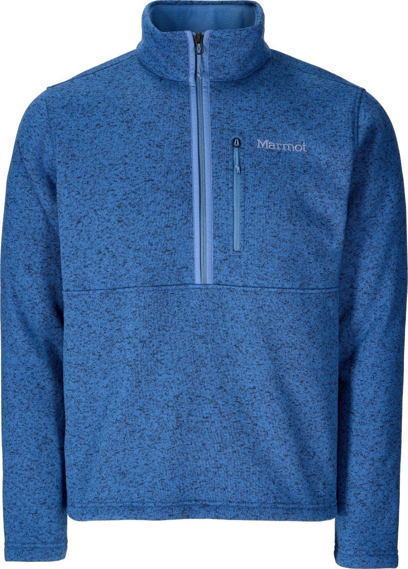 Drop Line 1/2 Zip - Mens - rain cloud heather 1