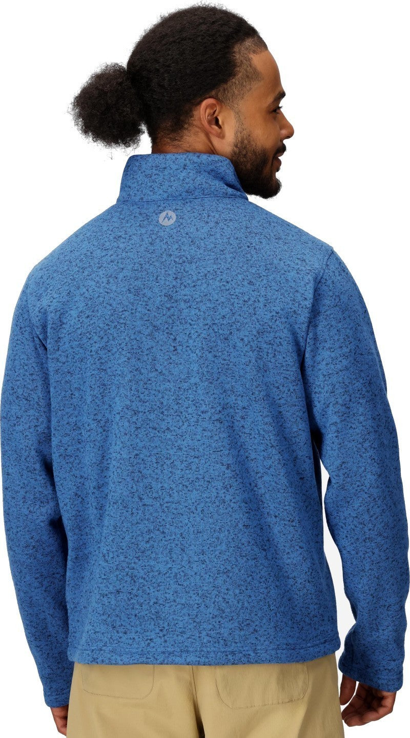 Drop Line 1/2 Zip - Mens - rain cloud heather 1