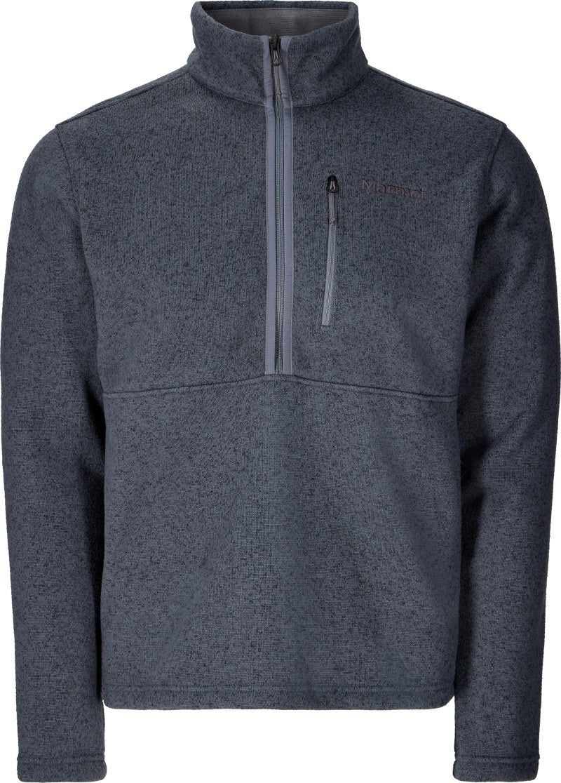 Drop Line 1/2 Zip - Mens - steel onyx heather 1