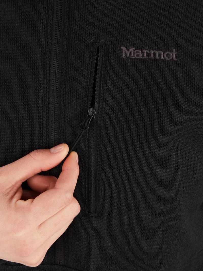 Drop Line 1/2 Zip - Womens - Black 4
