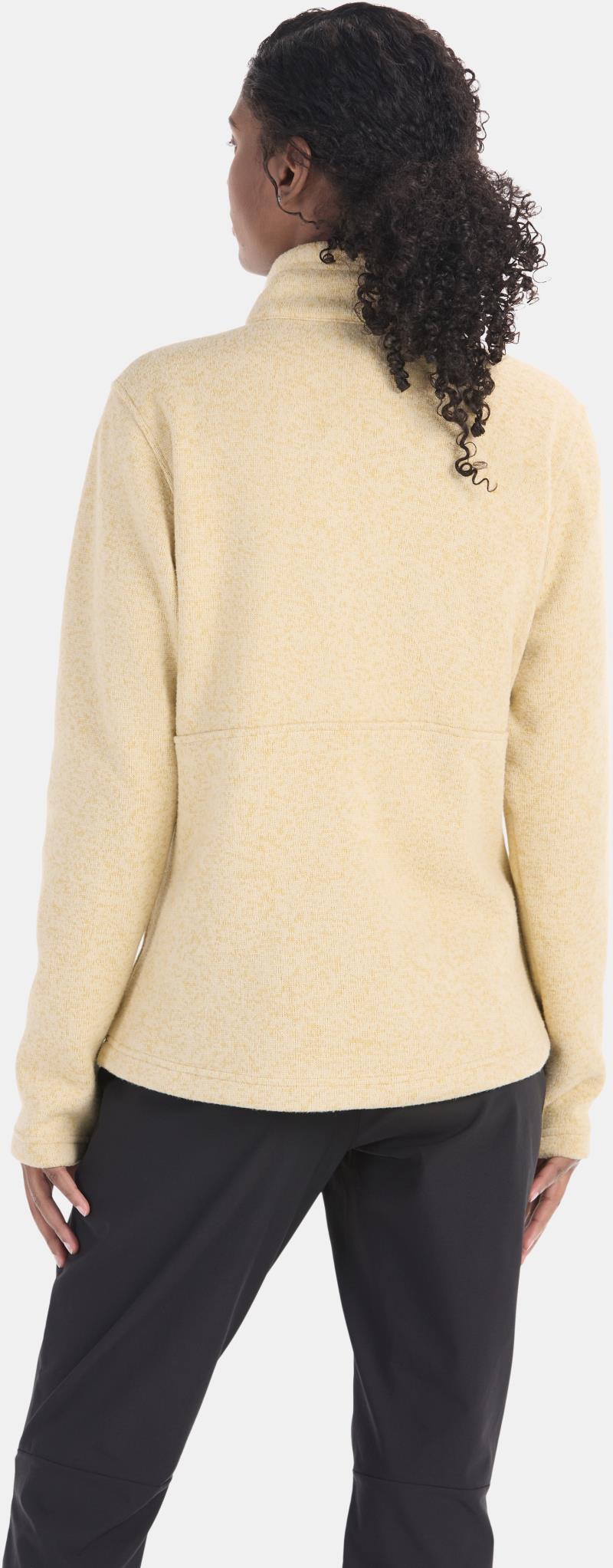 Drop Line 1/2 Zip - Womens - Light Oak 2