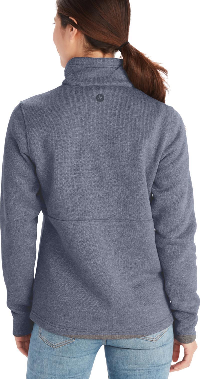 Drop Line 1/2 Zip - Womens - Steel Onyx 3