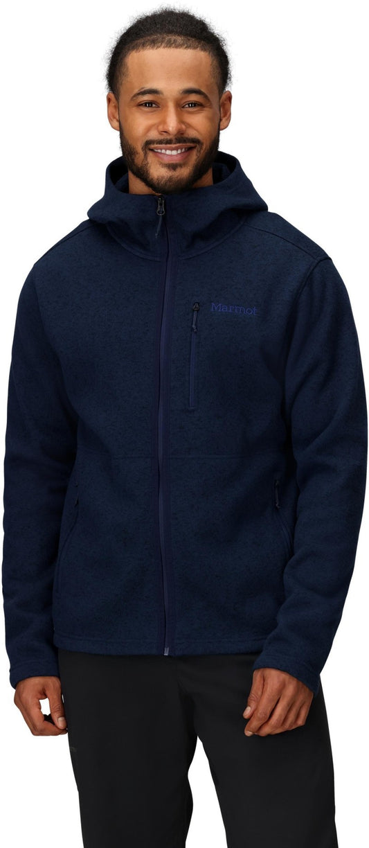 Drop Line Full Zip Hoody - Mens - arctic navy heather 1