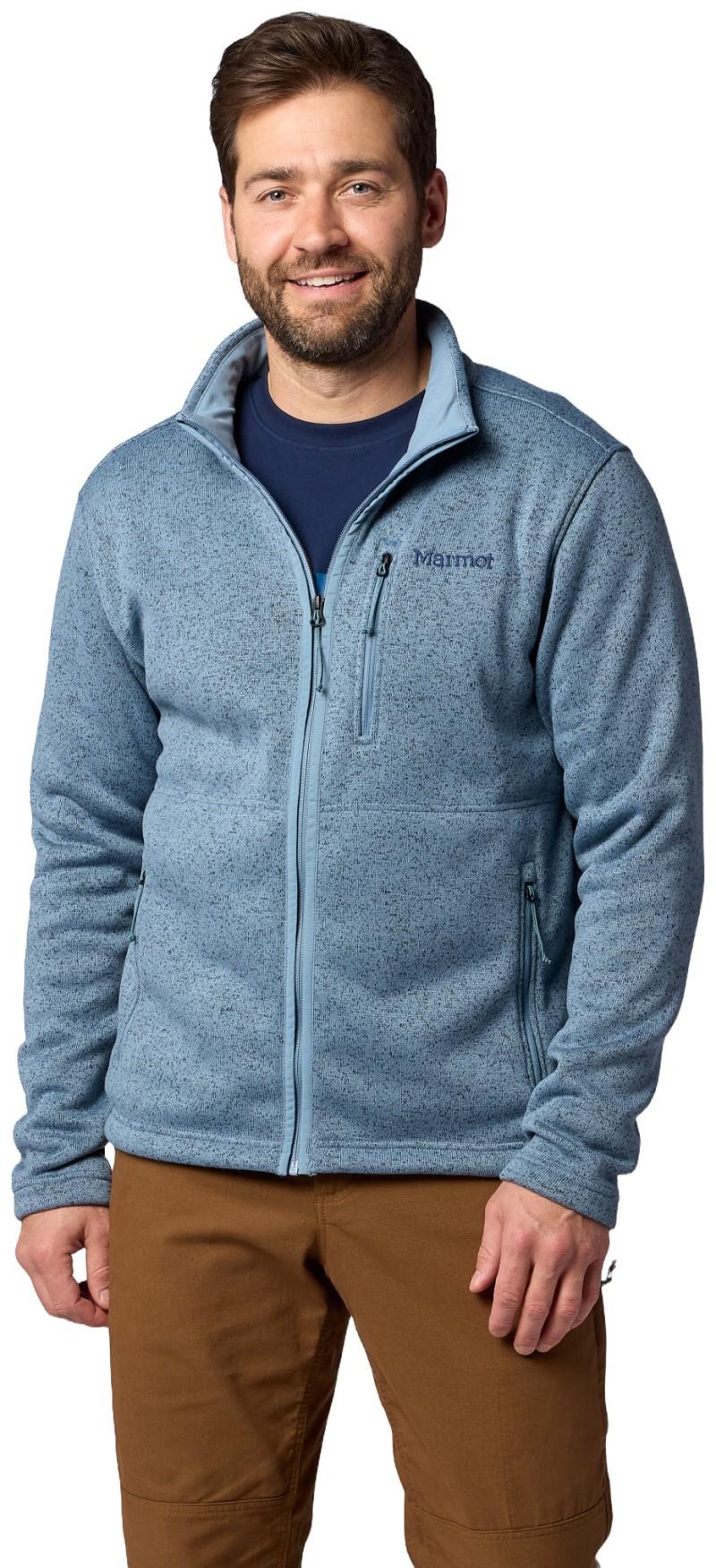 Drop Line Jacket - Mens - hazy blue heather 1