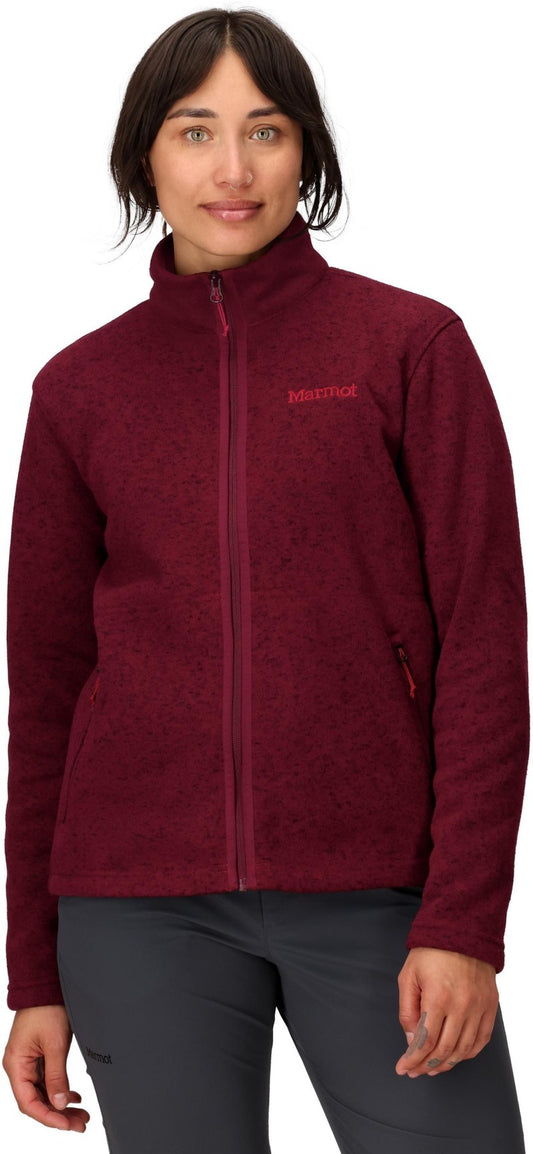 Drop Line Jacket - Womens - acai berry heather 1