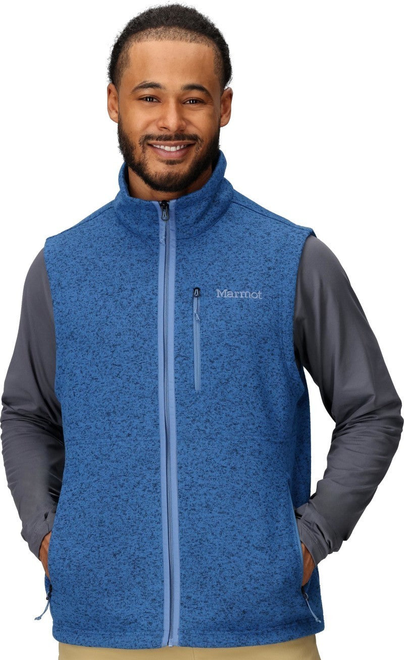 Drop Line Vest - Mens - rain cloud heather 1