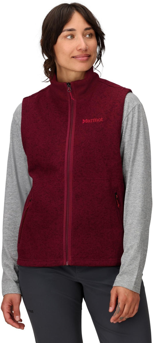 Drop Line Vest - Womens - acai berry heather 1