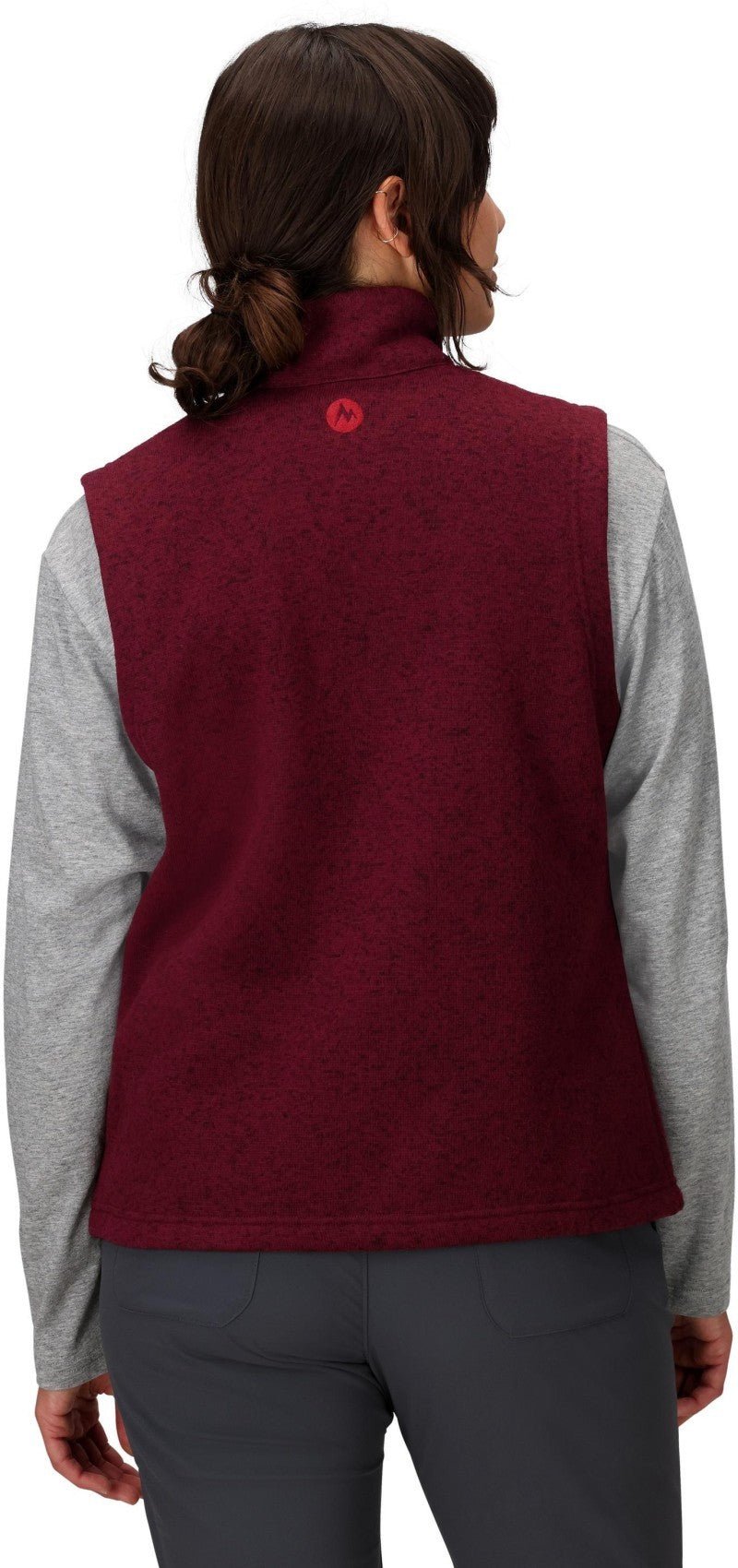 Drop Line Vest - Womens - acai berry heather 1