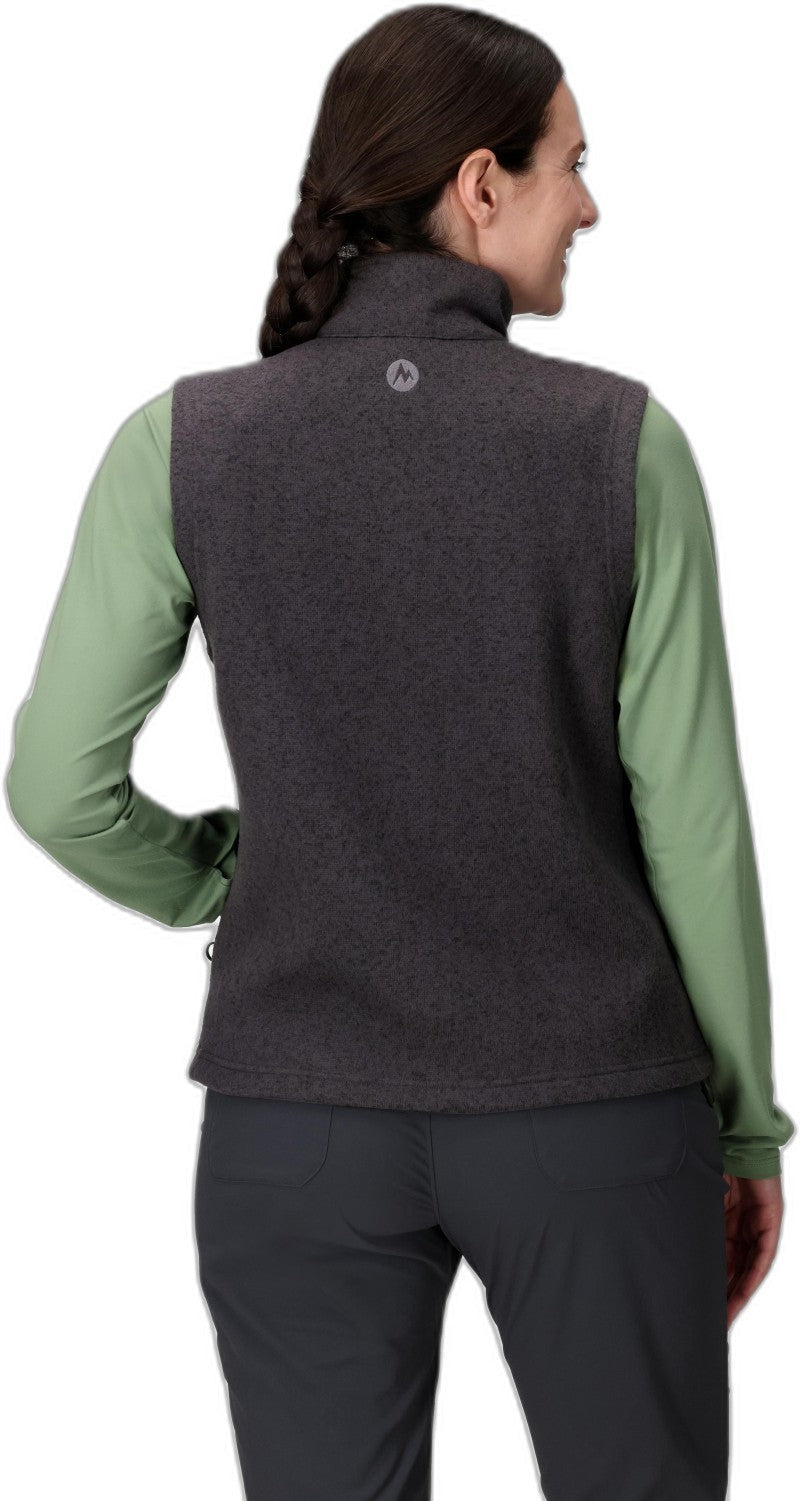 Drop Line Vest - Womens - black heather 1
