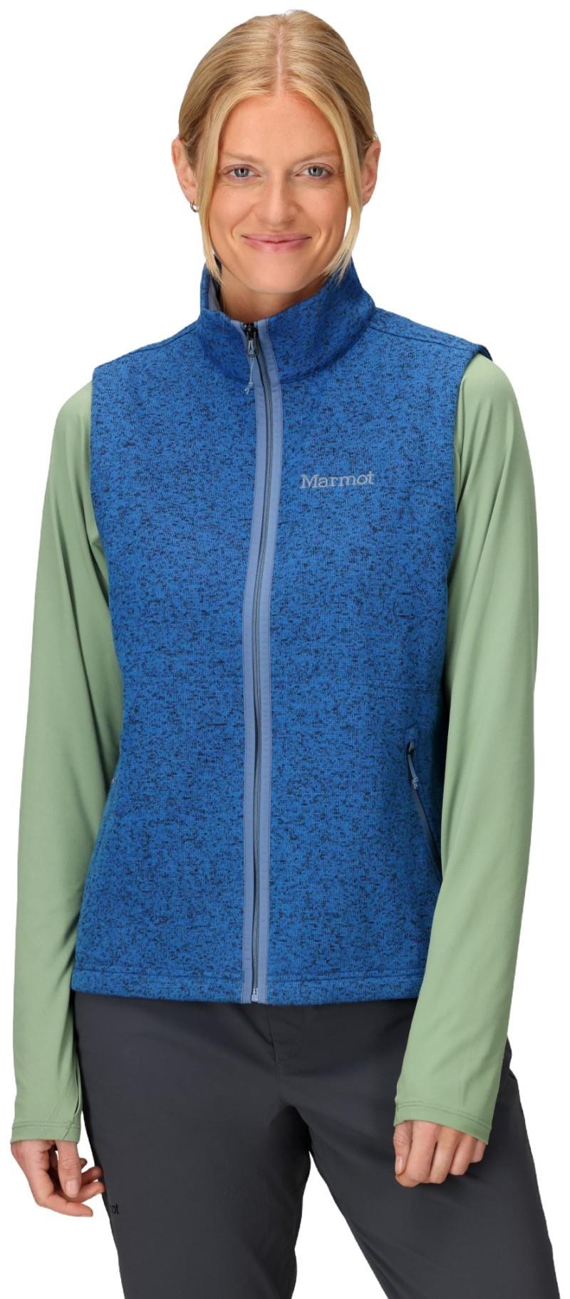 Drop Line Vest - Womens - rain cloud heather 1