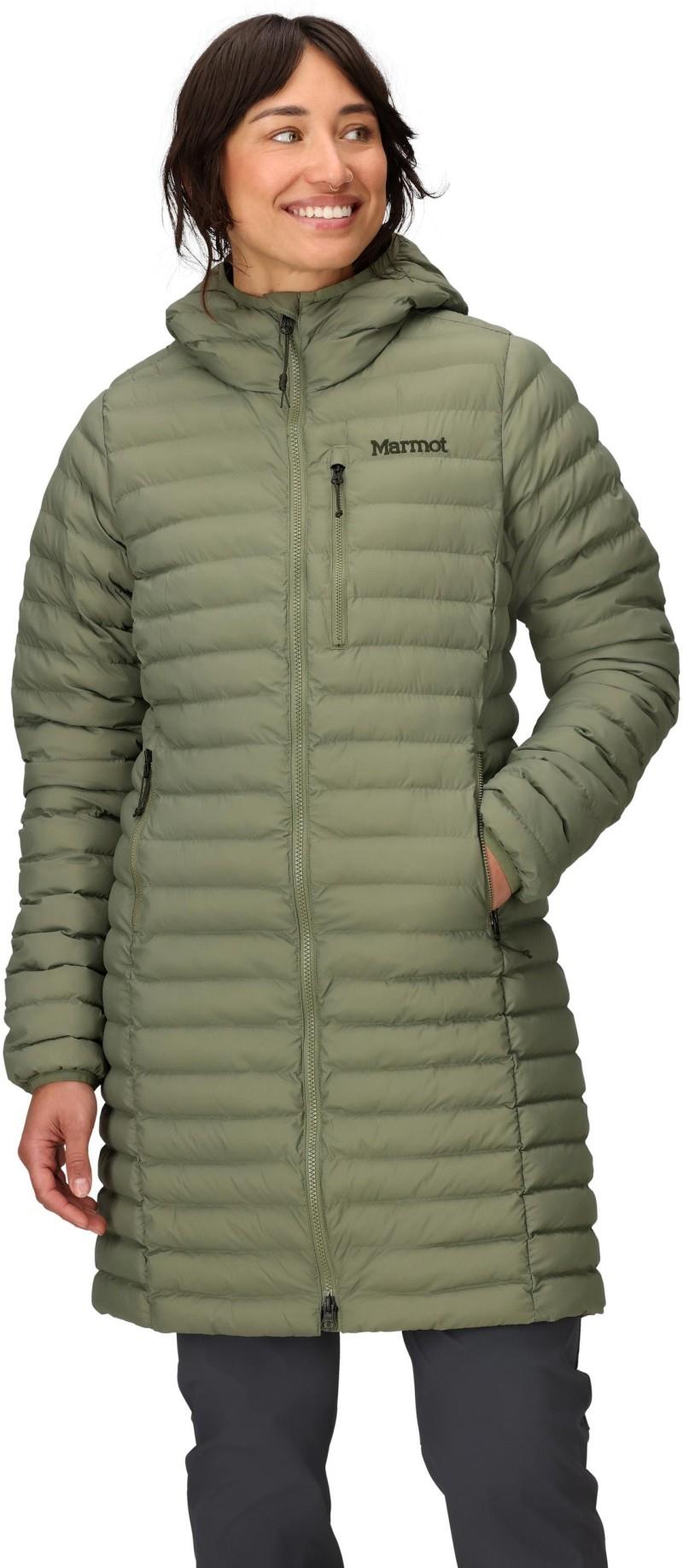 Echo Featherless Long Jacket - Womens - olive grove 1