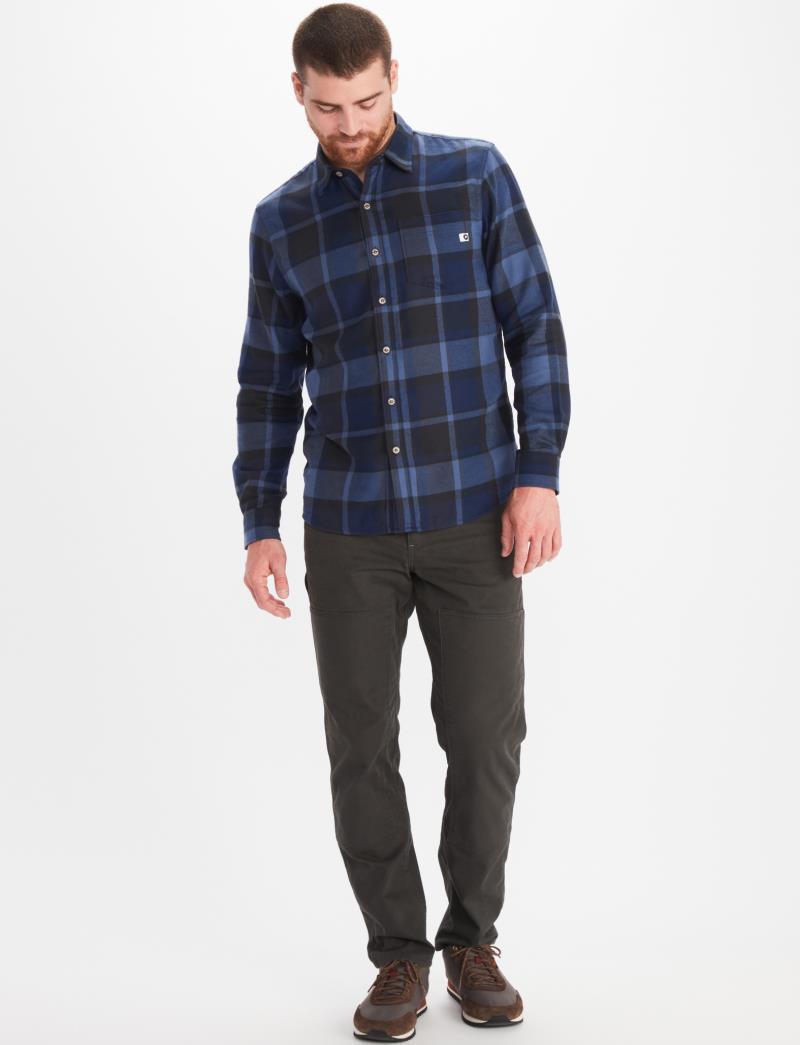 Fairfax Midweight Flannel LS - Mens - Arctic Navy 3