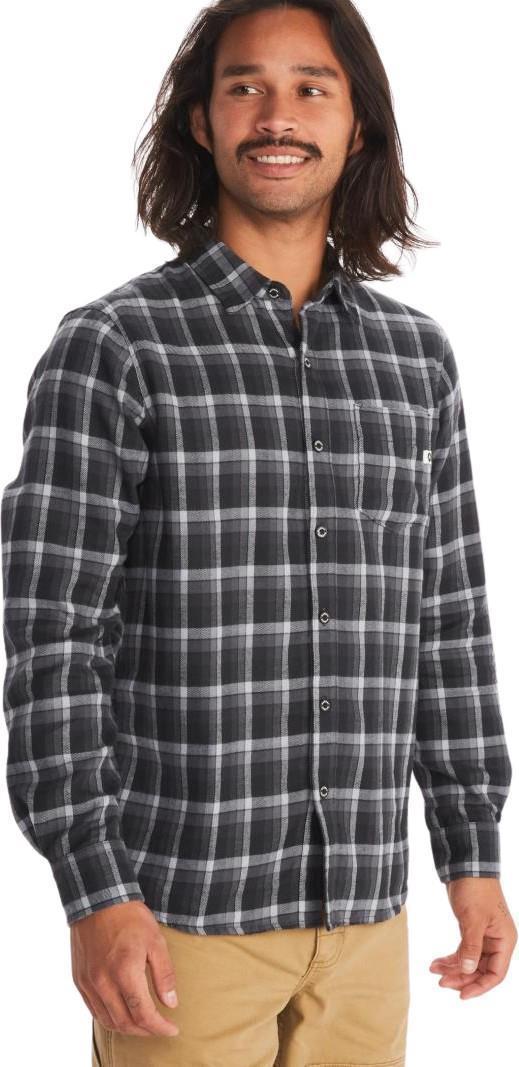 Fairfax Midweight Flannel LS - Mens - Black 1