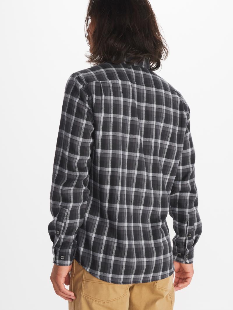 Fairfax Midweight Flannel LS - Mens - Black 2