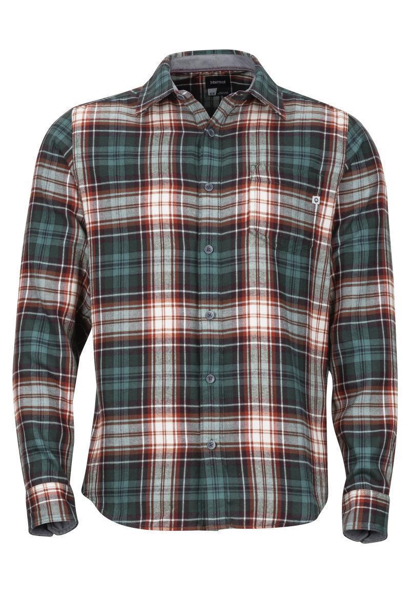 Fairfax Midweight Flannel LS - Mens - Mallard Green 1