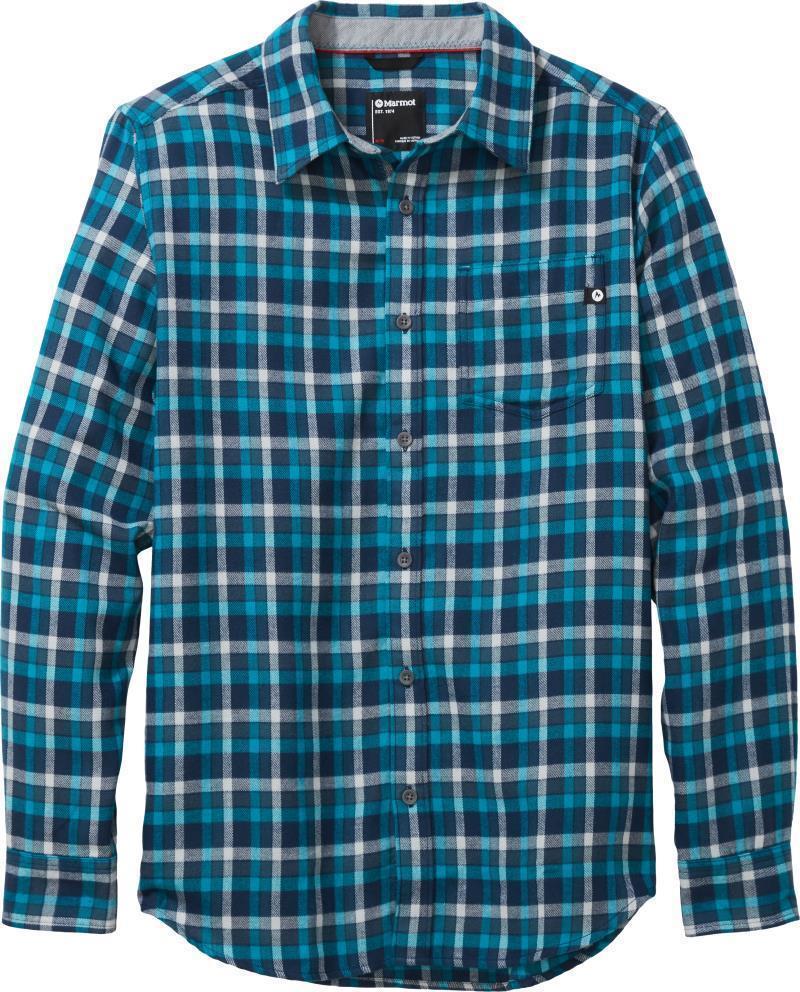 Fairfax Midweight Flannel LS - Mens - Navy 1