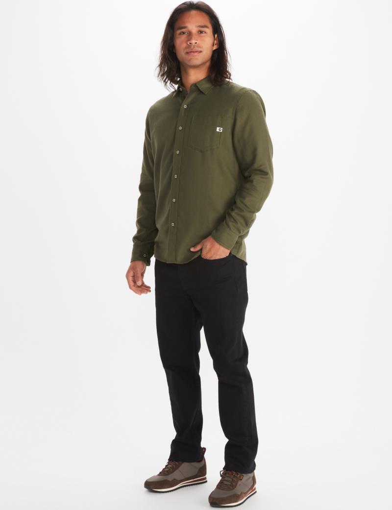Fairfax Midweight Flannel LS - Mens - Nori 3