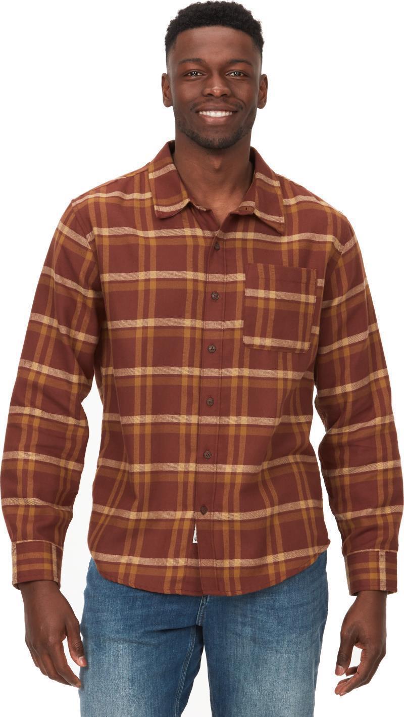 Fairfax Novelty Lightweight Flannel LS - Mens - Chocolate 1