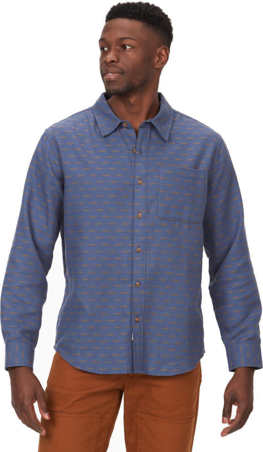 Fairfax Novelty Lightweight Flannel LS - Mens - Storm / Hazel 1