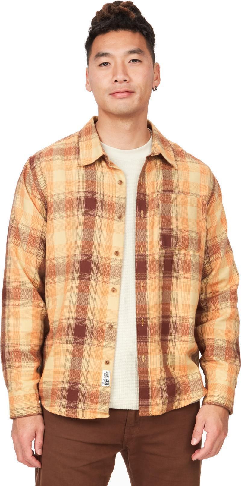Fairfax Novelty Lightweight Flannel LS - Mens - Tangelo 1