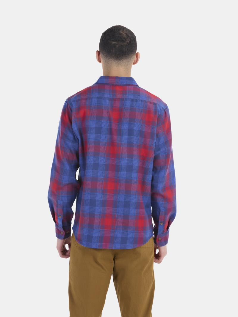 Fairfax Novelty Lightweight Flannel LS - Mens - Team Red 2