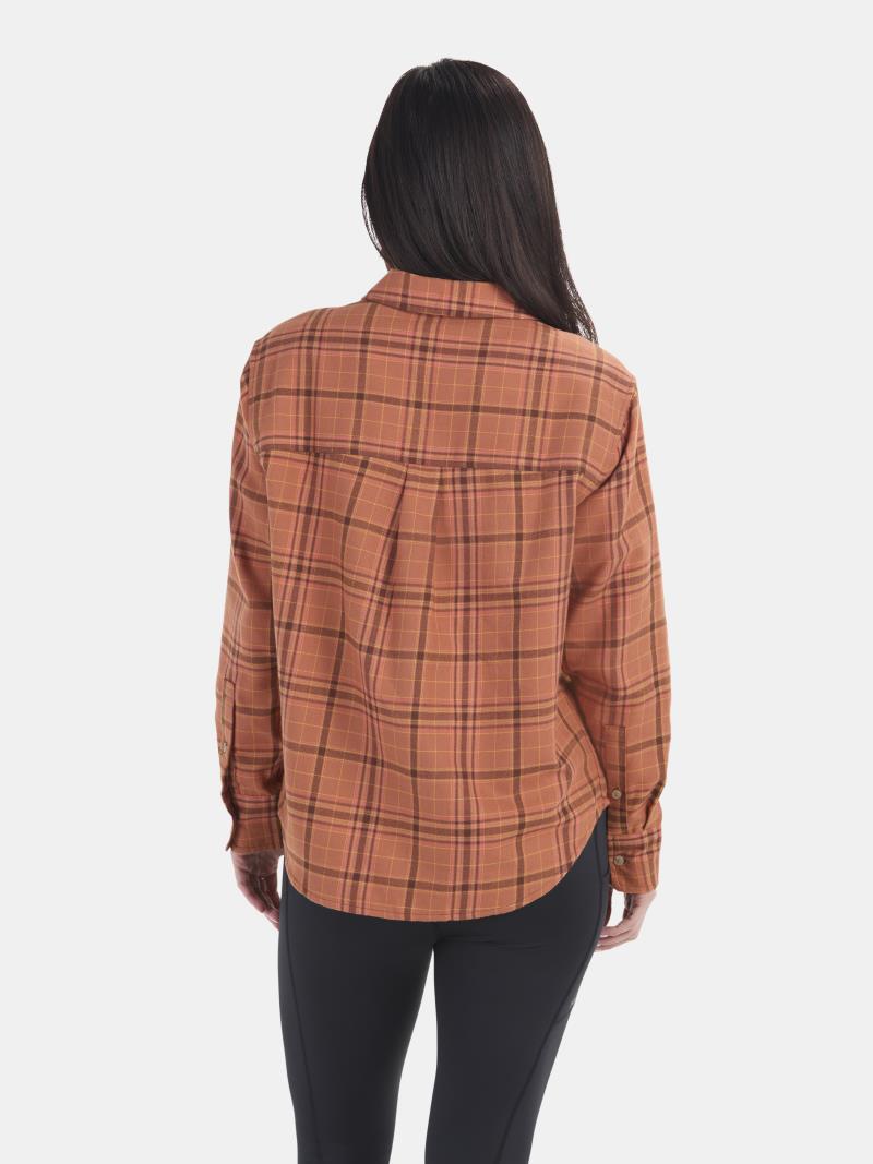 Fairfax Novelty Lightweight Flannel LS - Womens - Auburn 2