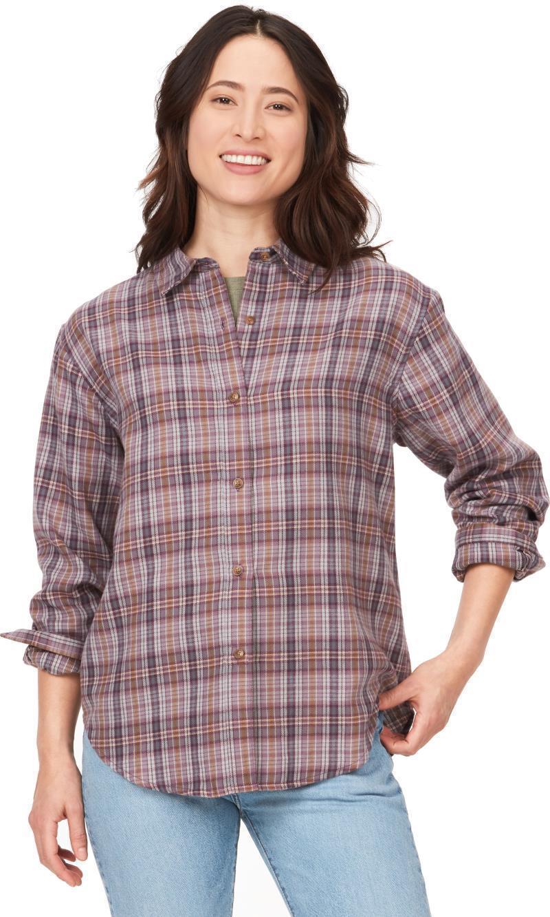 Fairfax Novelty Lightweight Flannel LS - Womens - Hazy Purple 1