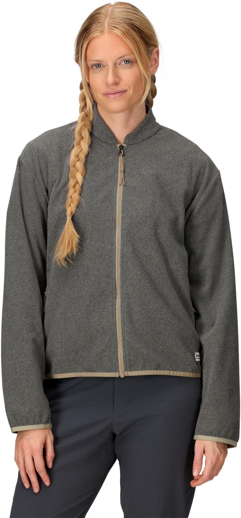 Felton Fleece Jacket - Womens - shale grey heather 1